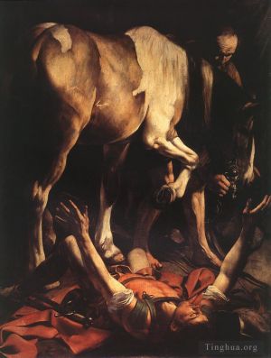 Caravaggio Werk - Die Bekehrung auf dem Weg nach Damaskus