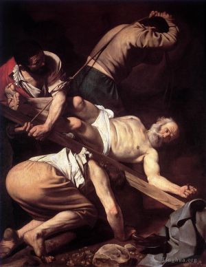 Caravaggio Werk - Die Kreuzigung des Heiligen Petrus