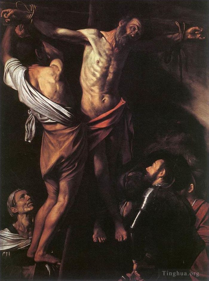 Caravaggio Ölgemälde - Die Kreuzigung des Heiligen Andreas