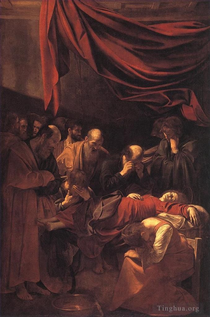 Caravaggio Ölgemälde - Der Tod der Jungfrau