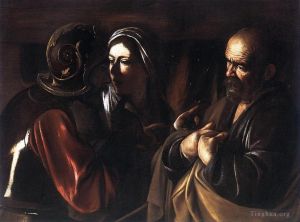 Caravaggio Werk - Die Verleugnung des heiligen Petrus