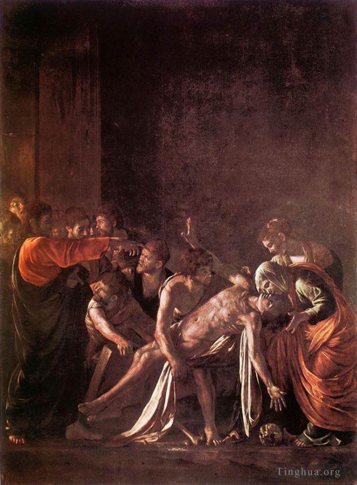 Caravaggio Ölgemälde - Die Auferweckung des Lazarus