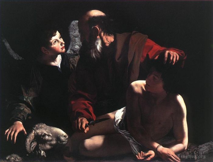 Caravaggio Ölgemälde - Die Opferung Isaaks2