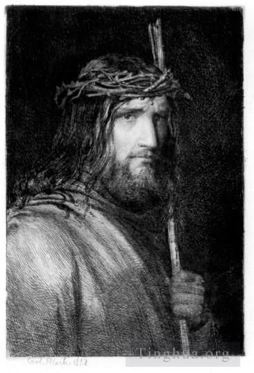 Carl Heinrich Bloch Andere Malerei - Christusporträt