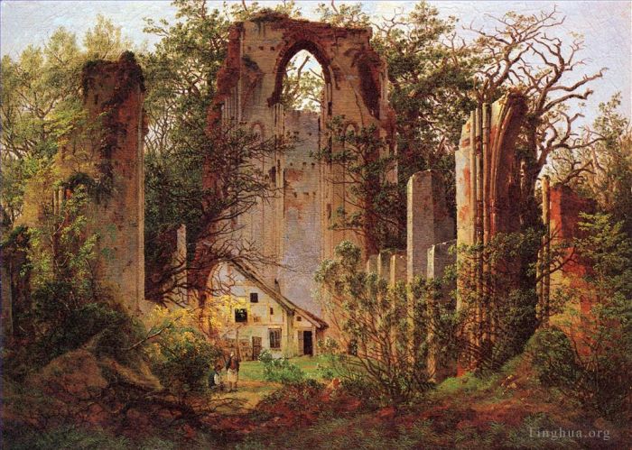 Caspar David Friedrich Ölgemälde - Eldena-Ruine 2