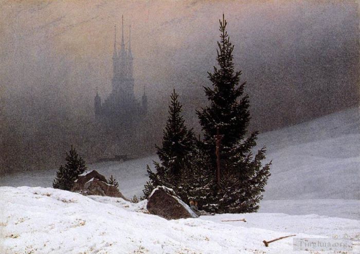 Caspar David Friedrich Ölgemälde - Winterlandschaft 1811