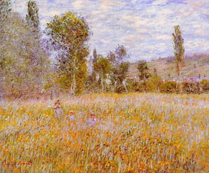 Claude Monet Ölgemälde - Eine Wiese