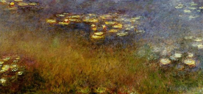 Claude Monet Ölgemälde - Agapanthus-Mitteltafel