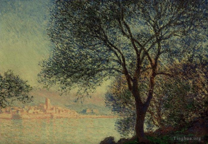 Claude Monet Ölgemälde - Antibes von den Salis-Gärten aus gesehen III