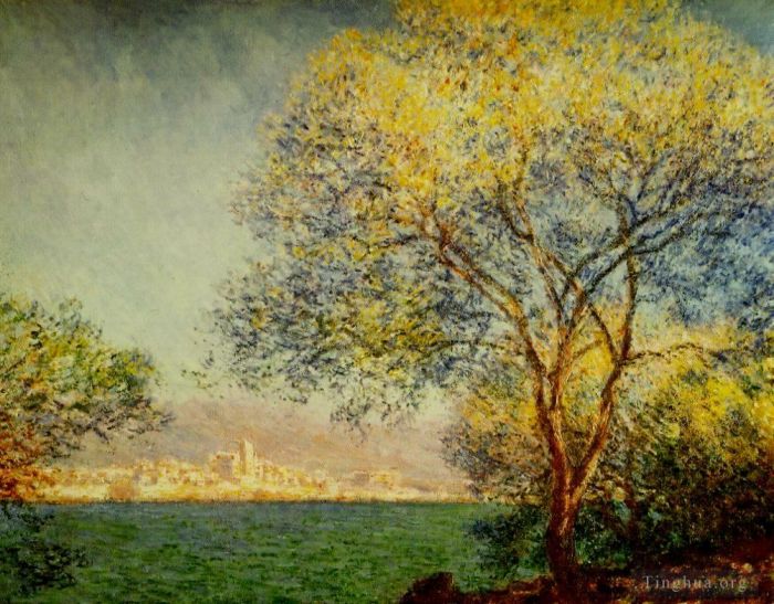 Claude Monet Ölgemälde - Antibes am Morgen