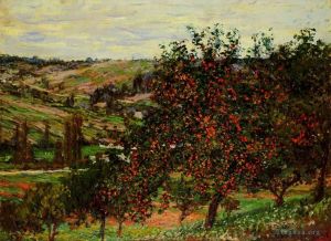 Claude Monet Werk - Apfelbäume in der Nähe von Vetheuil