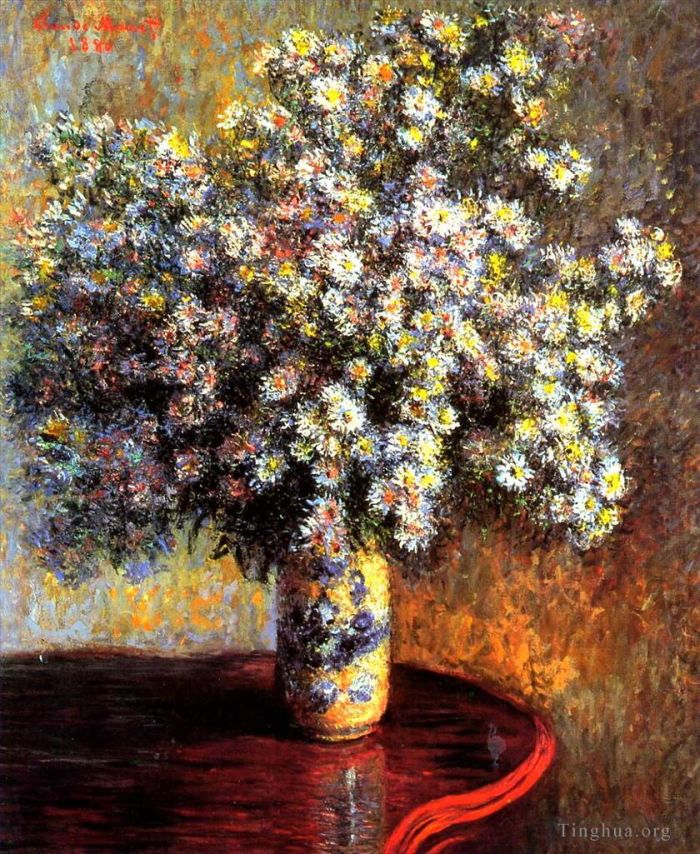 Claude Monet Ölgemälde - Astern