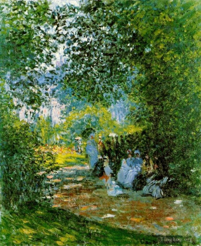 Claude Monet Ölgemälde - Im Parc Monceau