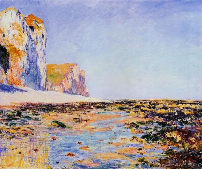 Claude Monet Ölgemälde - Strand und Klippen bei Pourville Morning Effect