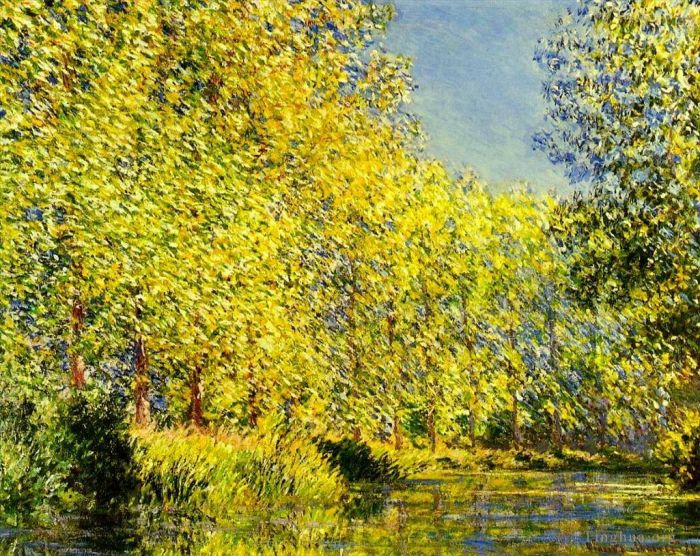 Claude Monet Ölgemälde - Biegung des Flusses Epte