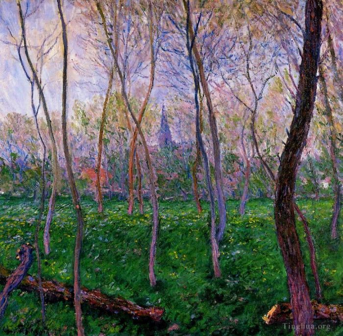Claude Monet Ölgemälde - Bennecourt 1887