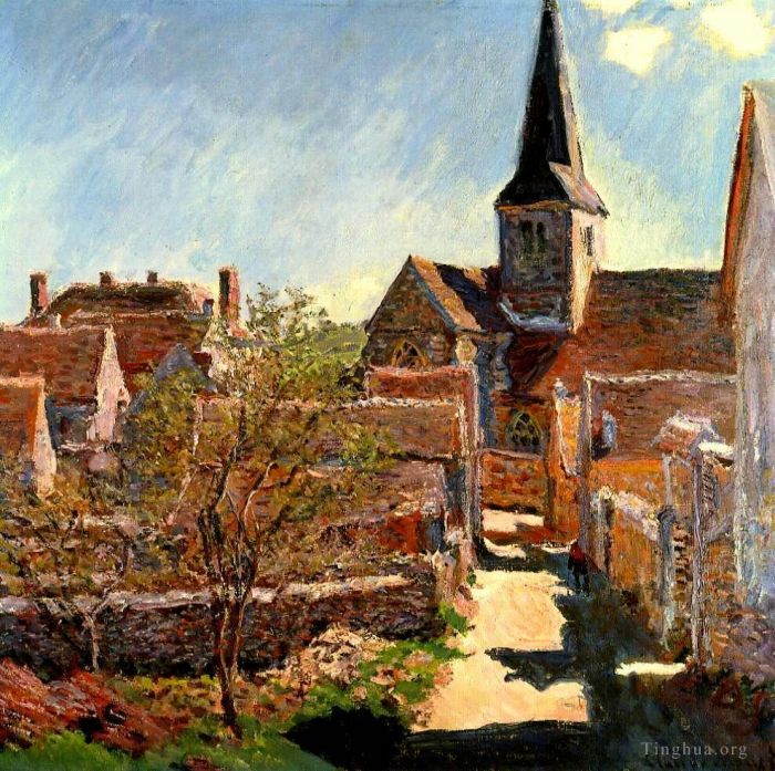 Claude Monet Ölgemälde - Bennecourt