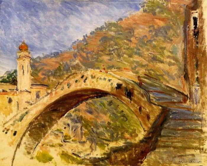 Claude Monet Ölgemälde - Brücke bei Dolceacqua
