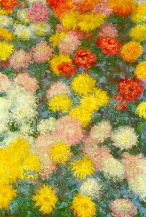 Claude Monet Werk - Chrysanthemen III