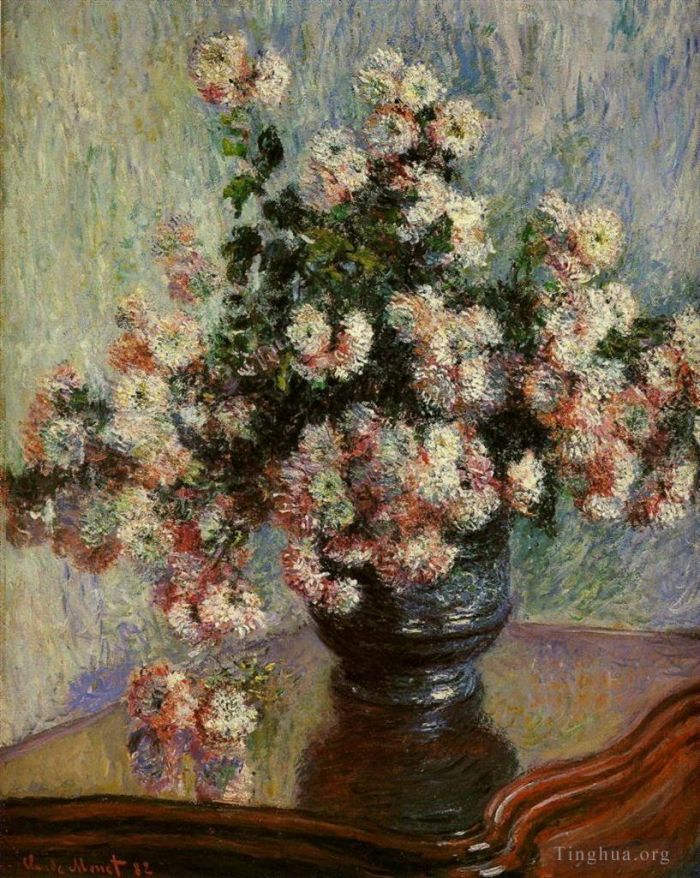Claude Monet Ölgemälde - Chrysanthemen