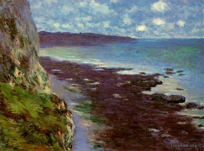 Claude Monet Ölgemälde - Klippe in der Nähe von Dieppe