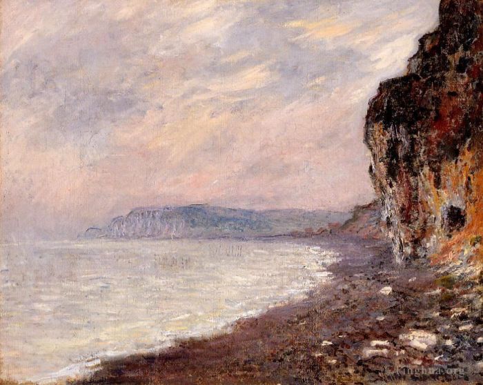 Claude Monet Ölgemälde - Klippen bei Pourville im Nebel