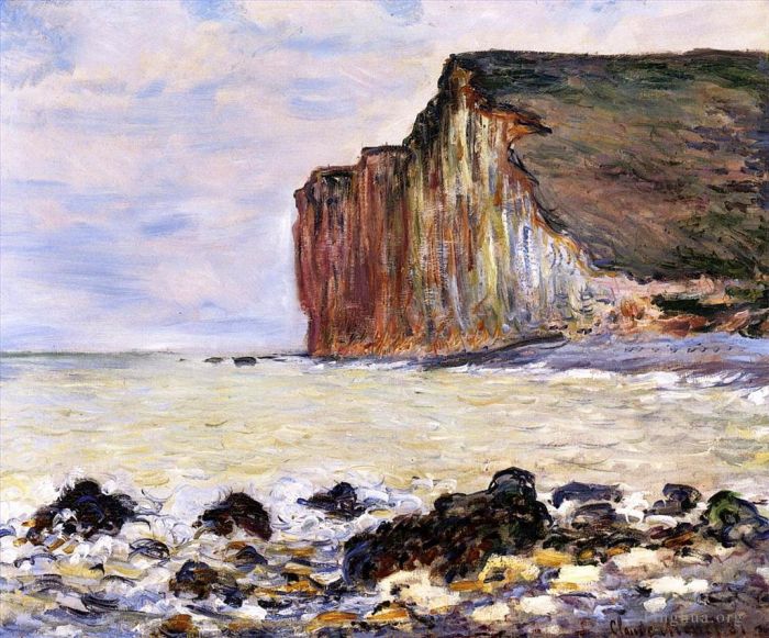 Claude Monet Ölgemälde - Klippen von Les Petites Dalles