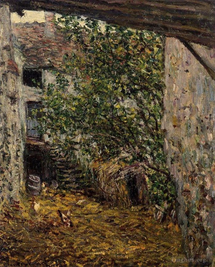 Claude Monet Ölgemälde - Hof