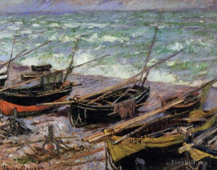 Claude Monet Ölgemälde - Fischerboote