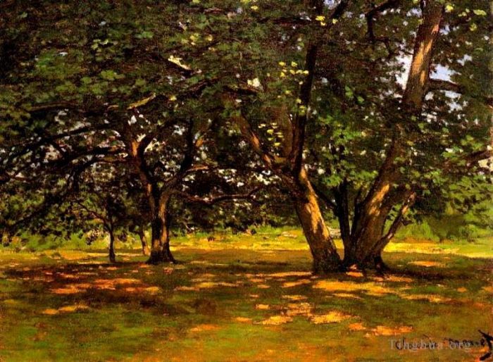 Claude Monet Ölgemälde - Wald von Fontainebleau