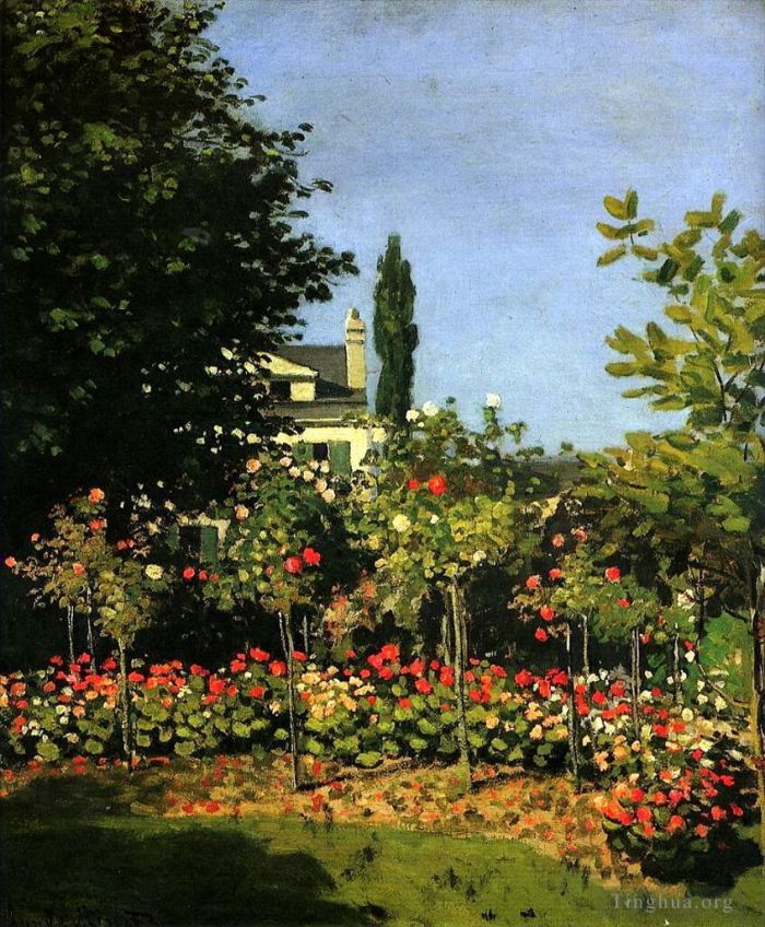 Claude Monet Ölgemälde - Garten in Blüte