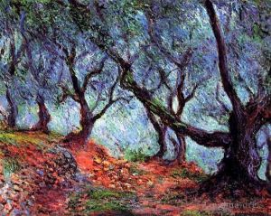 Claude Monet Werk - Olivenhain in Bordighera