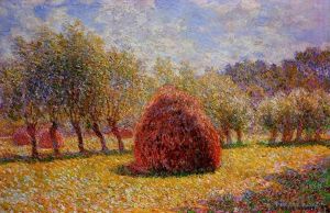 Claude Monet Werk - Heuhaufen in Giverny 1895