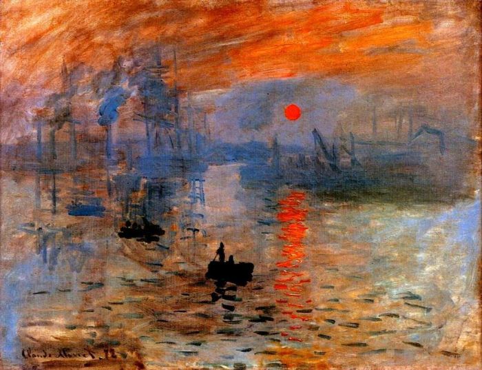Claude Monet Ölgemälde - Eindruck Sonnenaufgang