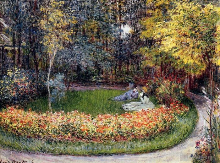 Claude Monet Ölgemälde - Im Garten