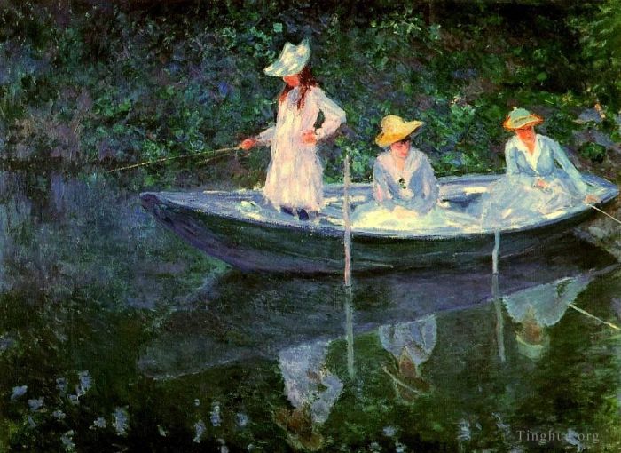 Claude Monet Ölgemälde - In der Norvegienne