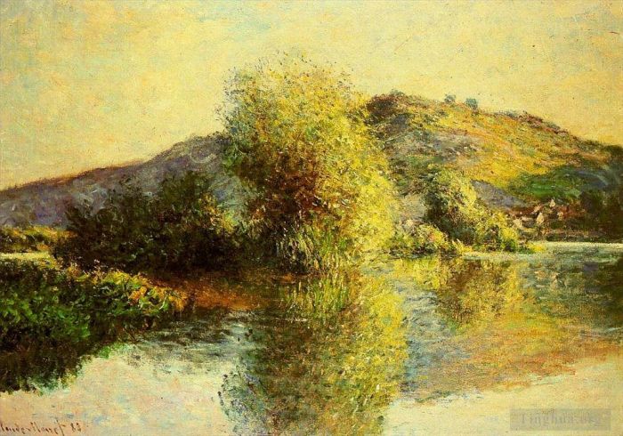 Claude Monet Ölgemälde - Inselchen bei PortVillez