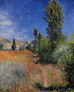 Claude Monet Werk - Landschaft auf der Ile SaintMartin
