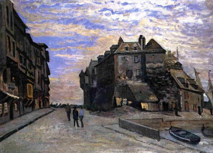 Claude Monet Ölgemälde - Le Leutanance in Honfleur