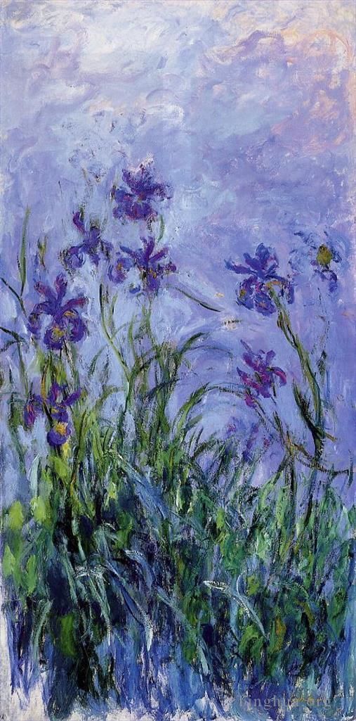 Claude Monet Ölgemälde - Lila Iris