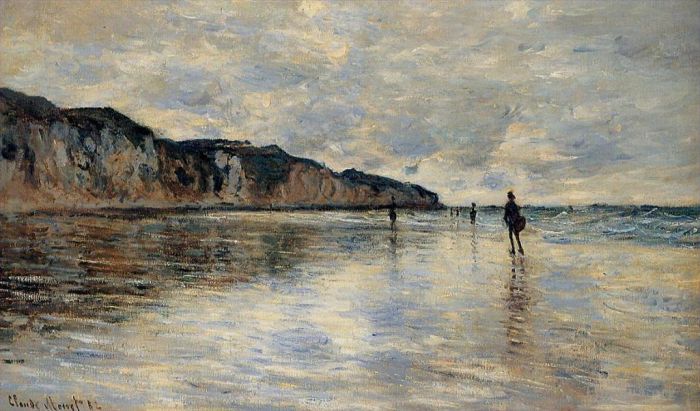 Claude Monet Ölgemälde - Ebbe in Pourville