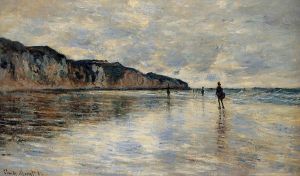 Claude Monet Werk - Ebbe in Pourville