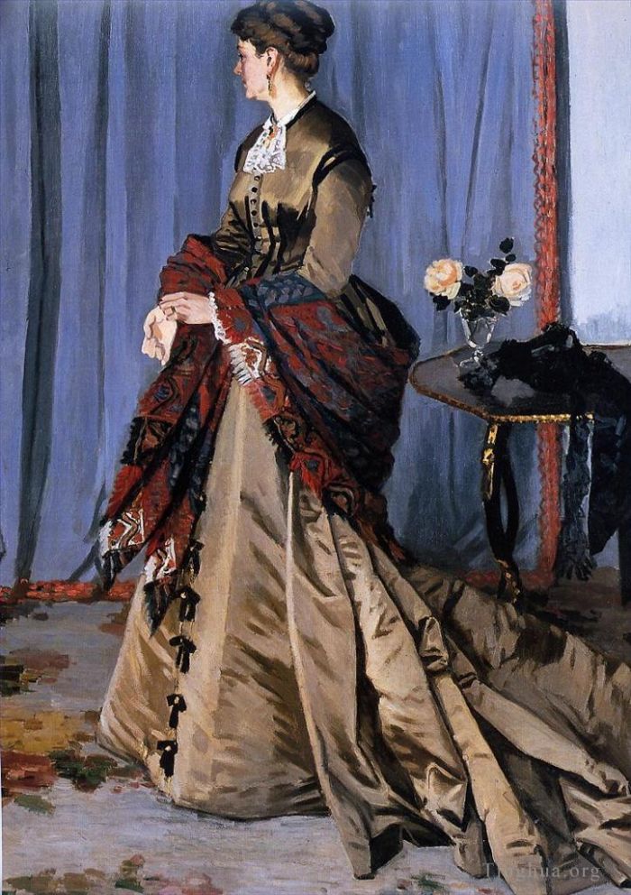 Claude Monet Ölgemälde - Madame Gaudibert