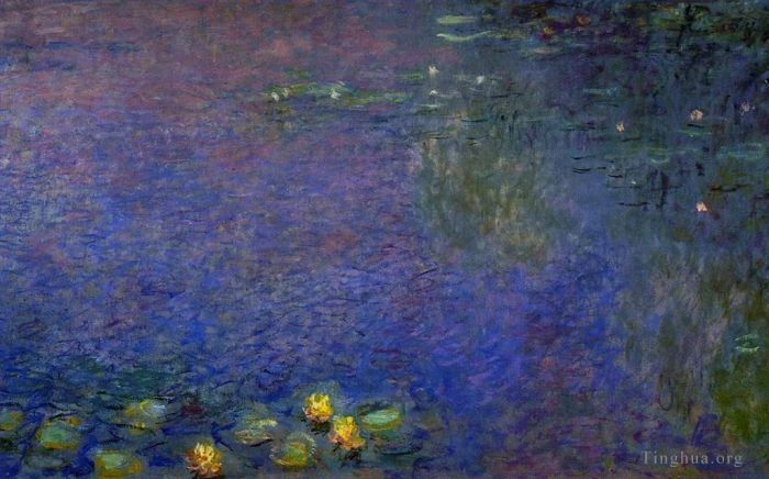 Claude Monet Ölgemälde - Detail am Morgen rechts in der Mitte
