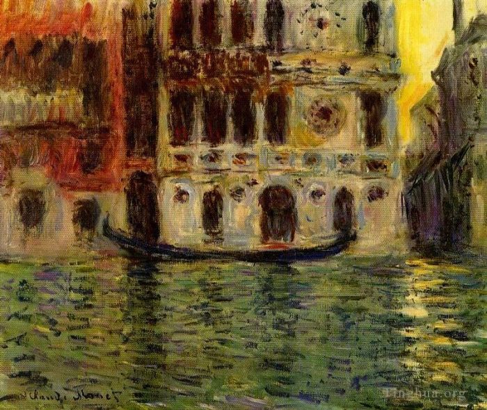 Claude Monet Ölgemälde - Palazzo Dario III