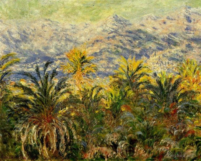 Claude Monet Ölgemälde - Palmen in Bordighera