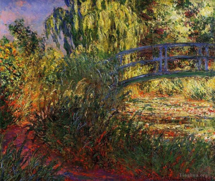 Claude Monet Ölgemälde - Weg entlang des Seerosenteichs