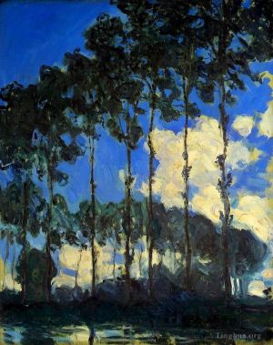 Claude Monet Werk - Pappeln am Ufer der Epte