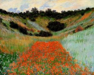 Claude Monet Werk - Mohnfeld in Giverny II