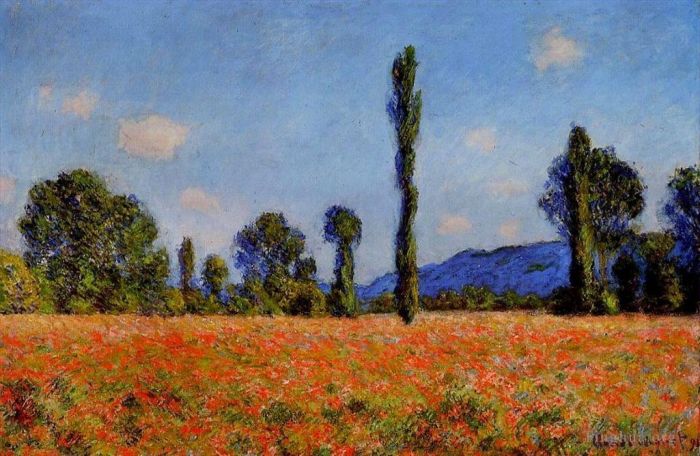 Claude Monet Ölgemälde - Mohnfeld